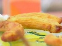 Banana Recheada com Nozes